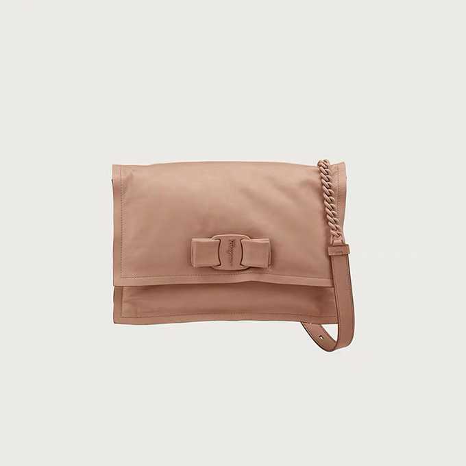salvatore ferragamo vara bow leather pillow shoulder bag #dd-211287